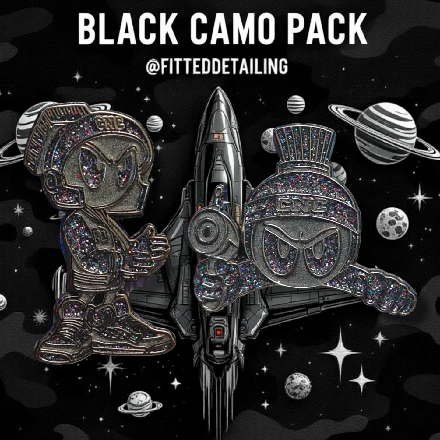 Black camo Pack