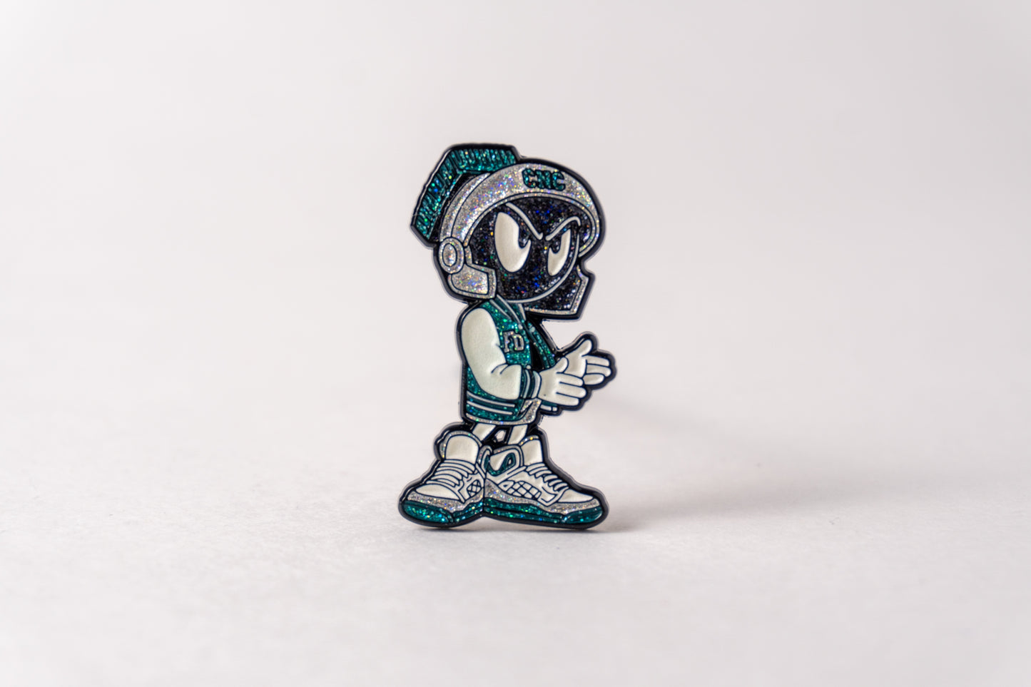 Green/Black/White/Silver Martian